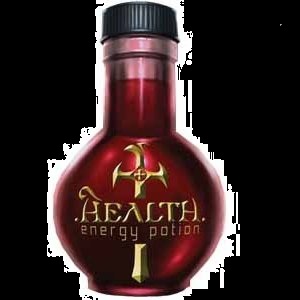 Red Health Energy Potion Halloween Drink