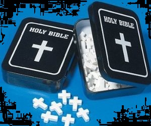 Halloween Candy For Sale Cross Mints & Bible Tin